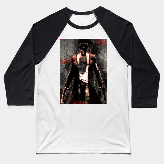 Dante Devil may cry Baseball T-Shirt by Durro